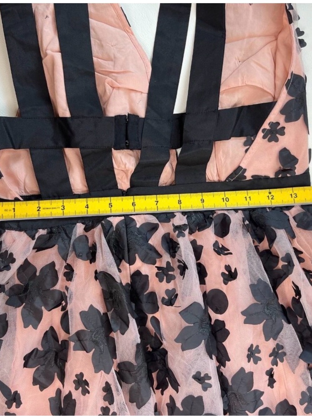 Anthropologie 3D Floral Midi Dress – NWOT – Size 4 - Picture 4 of 7
